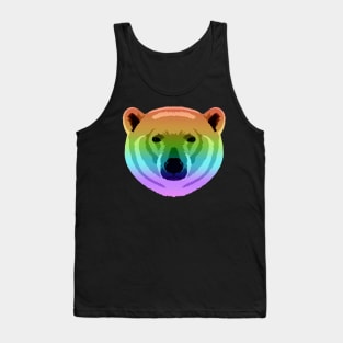 Rainbow Polar Bear Tank Top